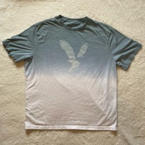 American Eagle | Large, Standard Fit, Super Soft | Blue/ White | Gently Worn